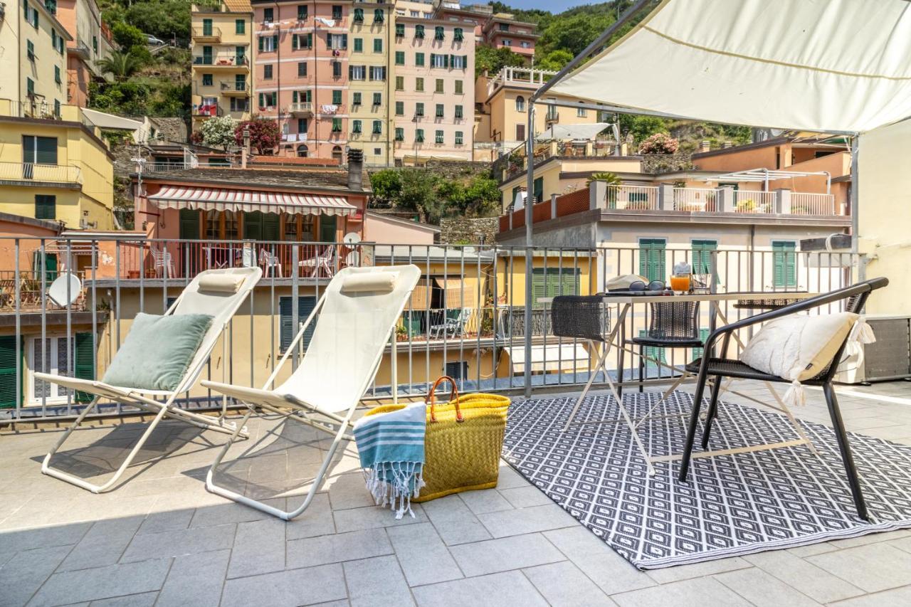 Wanderjohn Penthouse 5Terreparco Riomaggiore Exterior foto